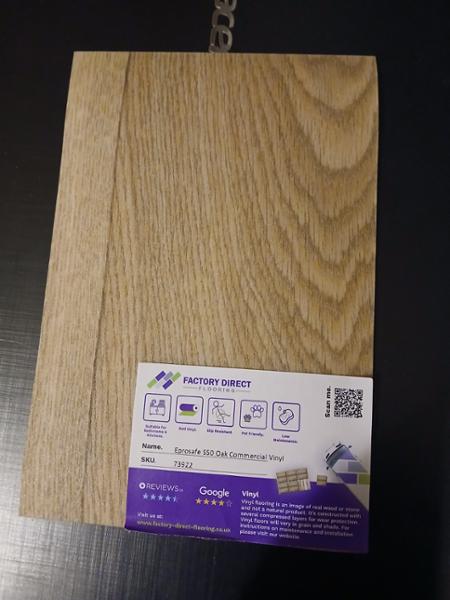 Natural Engineered Flooring Oak Click Raw Look UV Lacquered 14/3mm By 190mm By 1900mm - Sample
