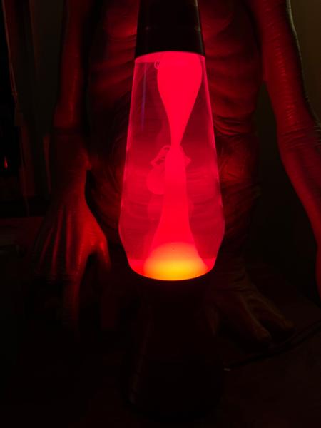Mooie lavalamp en mooie inscriptie details