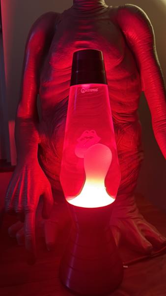 Mooie lavalamp en mooie inscriptie details