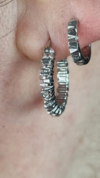 HD X Golden Edit Believe Earrings - Silver