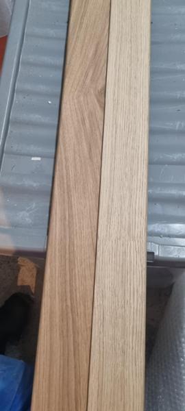 Don't buy 2.4m and 4.4m White Oak rounded skirtings