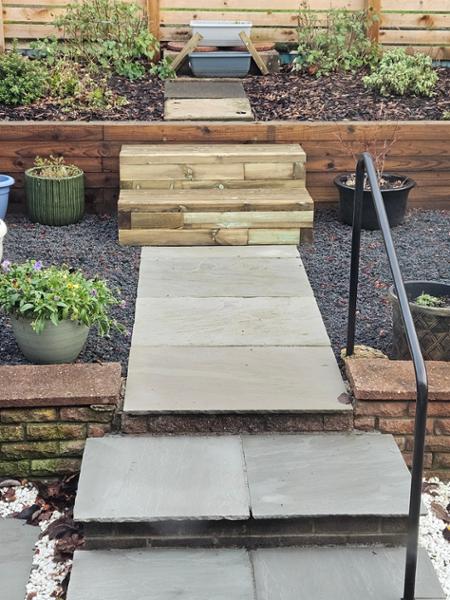 Garden steps