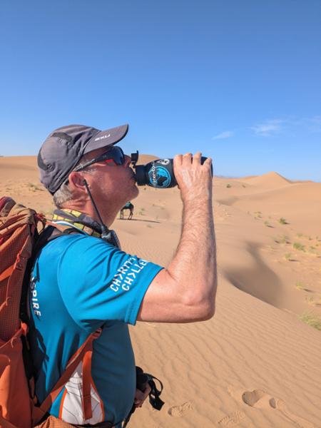 Superior bottle for 100km Sahara Trek