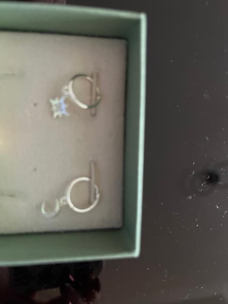 Moon and stars earrings