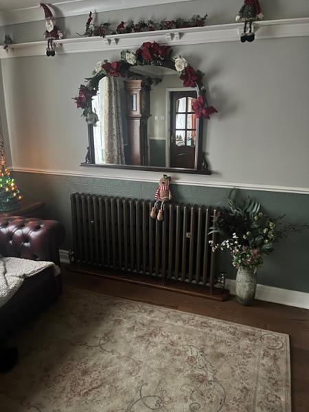 Shelbourne Bronze 3 Column Victorian Cast Iron Radiator: H745mm x W1446mm