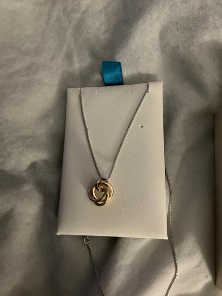 Kit Heath Bevel Trilogy Small Necklace | Women's Luxury Sterling Silver Necklace