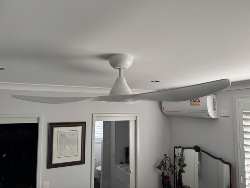 Great DC Fans with a sleek modern design, excelent slow speed control.