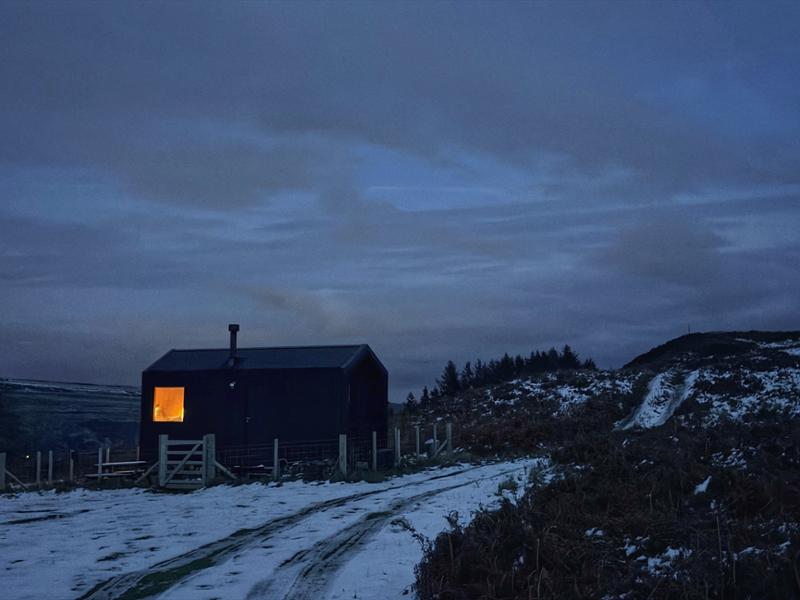 Heaven is a hut on a Welsh hillside