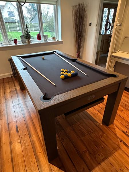 High end pool table. Exceeded our expectations.