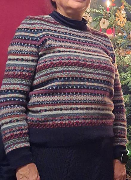 Pretty, warm and long lasting Fair Isle jumpers