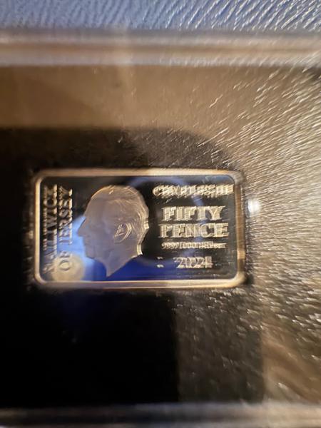 The King's Coronation Silver Coin Bar