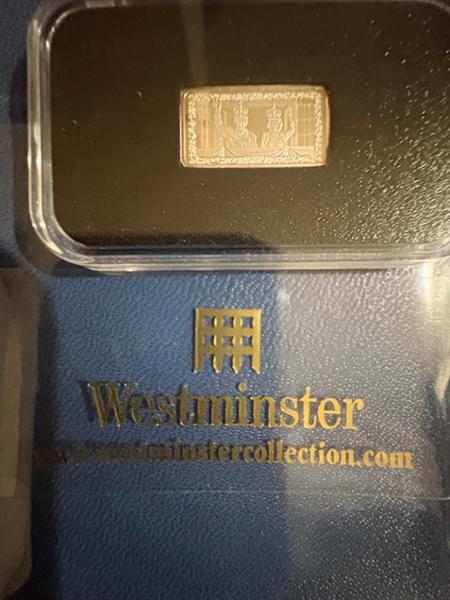 The King's Coronation Silver Coin Bar