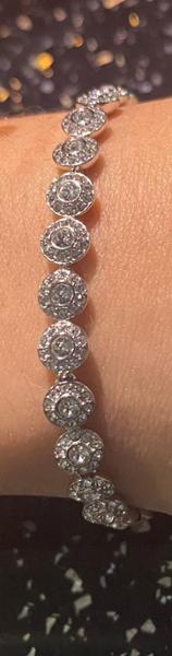 Beautiful braclet - grandaughter loves it! SO sparly and easy to adjust too