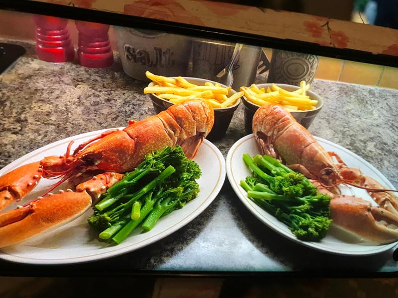 Excellent lobster