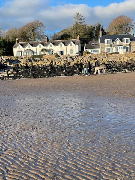 Rockcliffe cottage on seafront