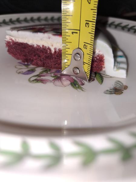 Red velvet letterbox cake