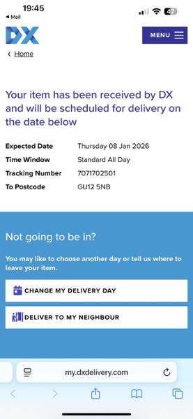 Use a decent courier