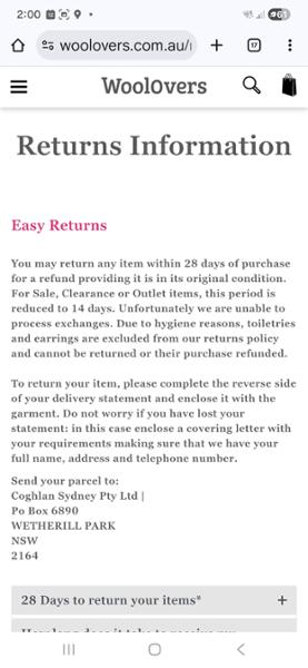 Item returned no refund received