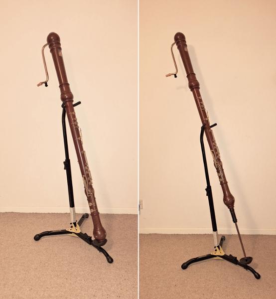 Hercules Bassoon Stand - purchased for use with a Great Bass Recorder