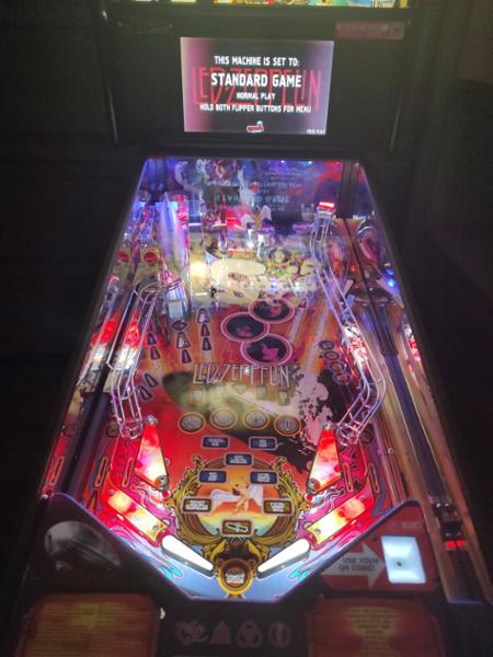 Led Zeppelin pinball machine