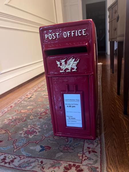 Perfect welsh post box