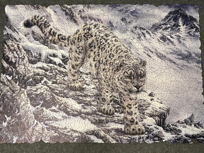 Snow Leopard Extra Difficult 1000 Pieces