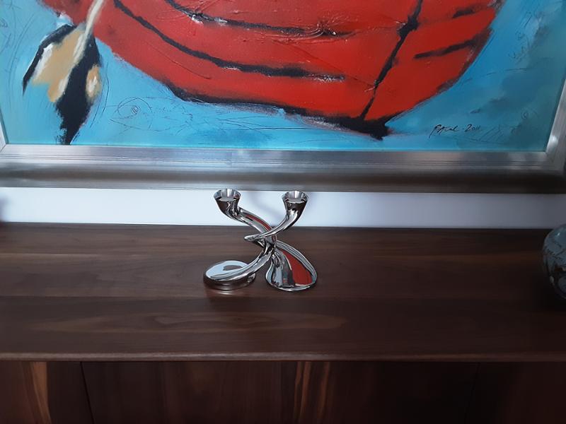 Robert Welch Windrush Candlestick, Set of 2