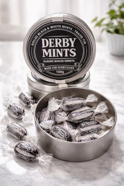 100 x Seamless Travel Sweet Solid Slip Lid Tins, 98 (d) x 40 (h) mm - (250ml) / Gold