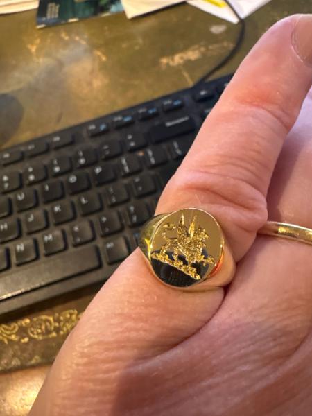 The only place in the world that makes a proper signet ring.