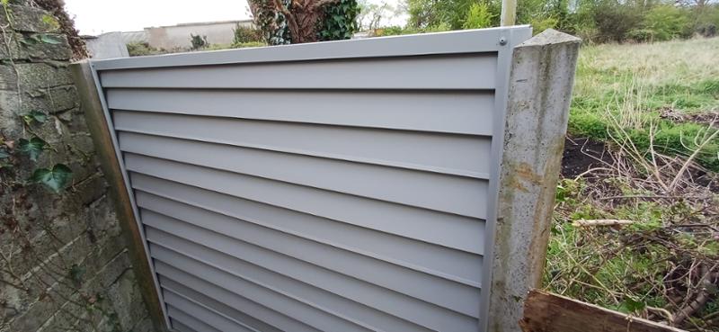 Satus Bullet Nose Fence 5pce Panel Pack Goosewing Grey
