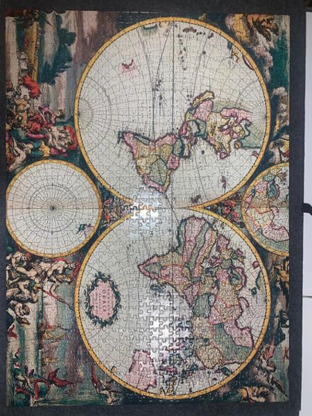 Puzzle carte du monde Museum Selection