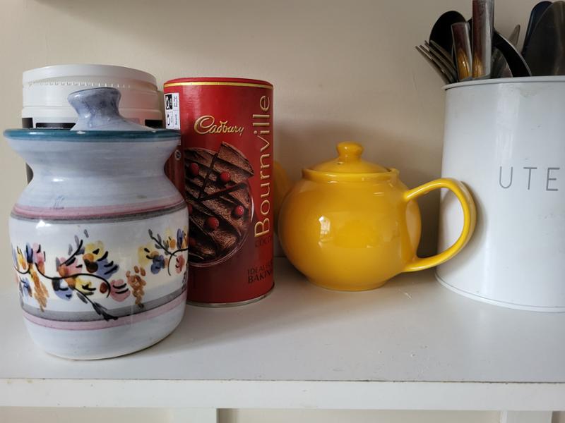 Mustard Teapot 2 Cup Stoneware
