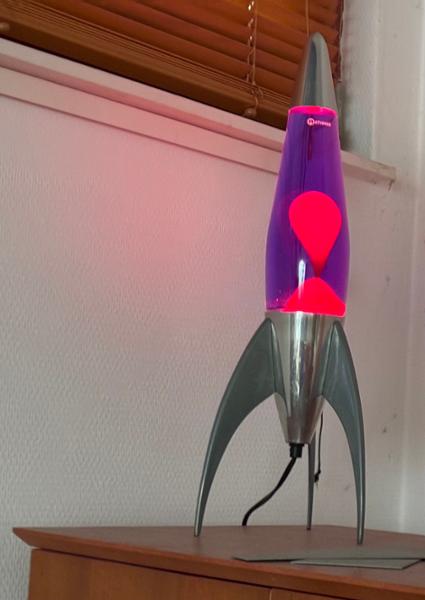 Mooie raket met mooie kleuren