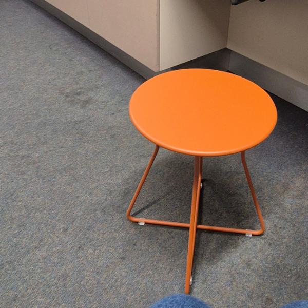 Cocotte 45cm Tall Stool/Side Table (Cocotte 45cm high Stool - Candied Orange) by The Worm that Turned