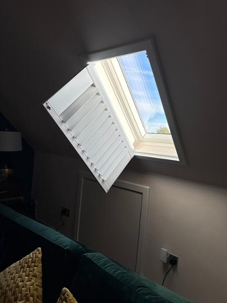 Loft window shutters