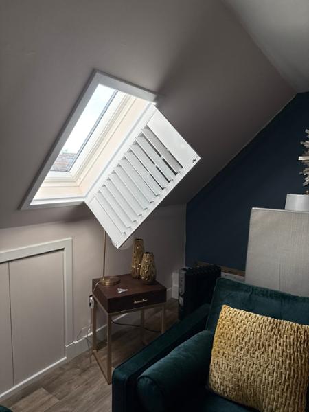 Loft window shutters