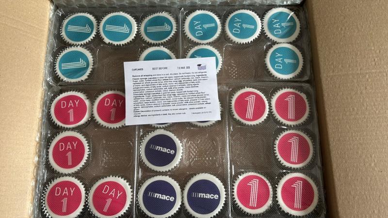 Super branded cupcakes!