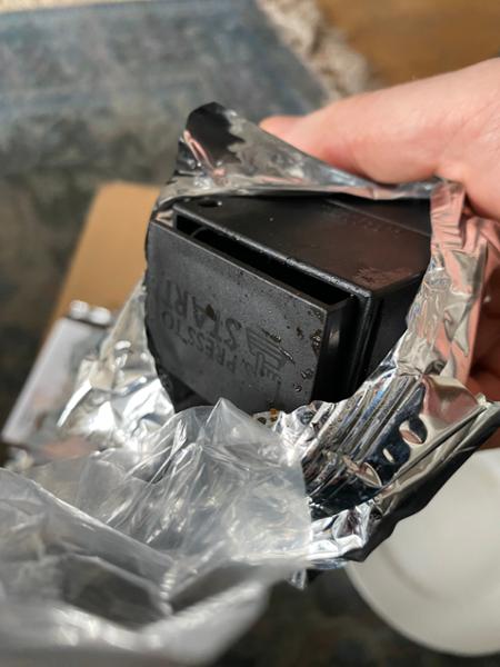 Poorly packaged and broken