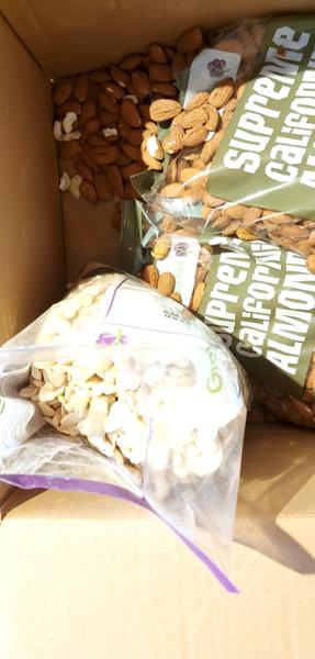 Excellent company but 3 bags of nuts split before delivery