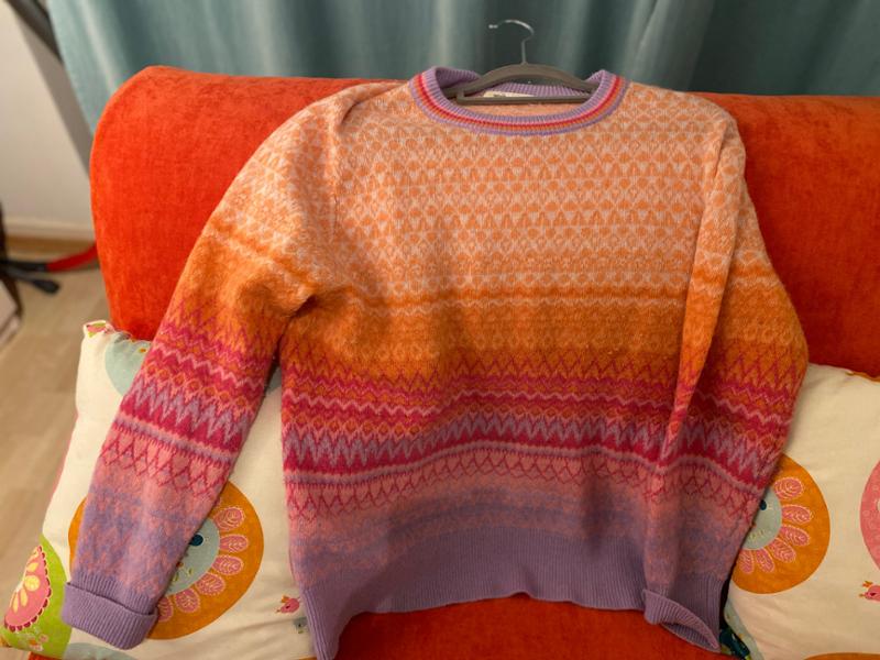 Ombre Fairisle-Pullover