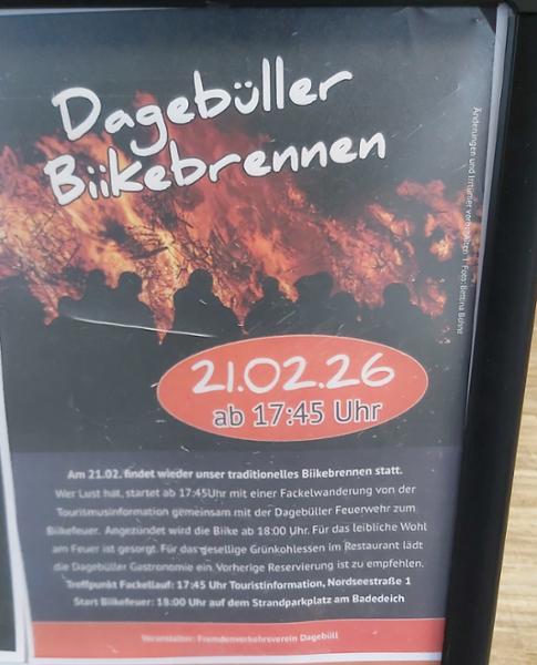 zum Biikebrennen an die Nordsee