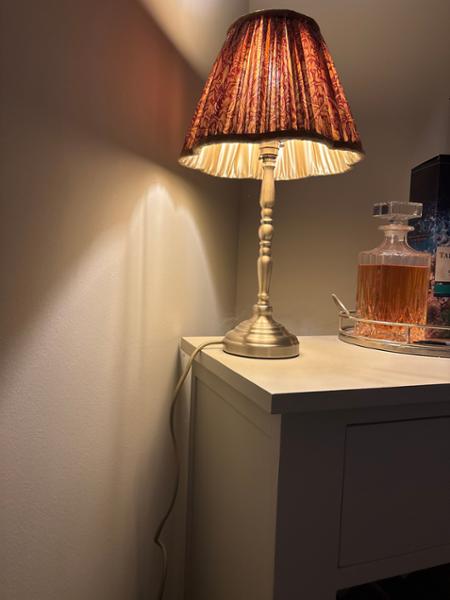 Laura Ashley - Corey Antique Brass Candlestick Table Lamp Base Only