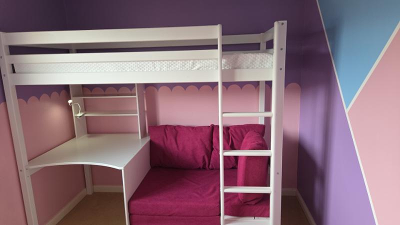 Thuka Hit 7 High Sleeper Bed with Desk & Sofabed