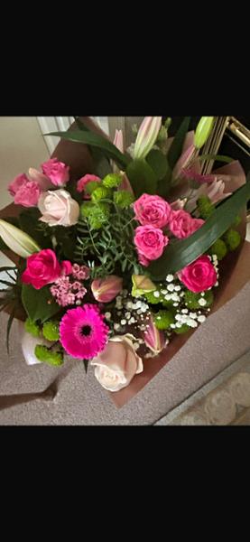 Beautiful birthday flowers.