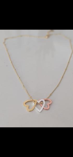 Personalised Family Names Heart Necklace