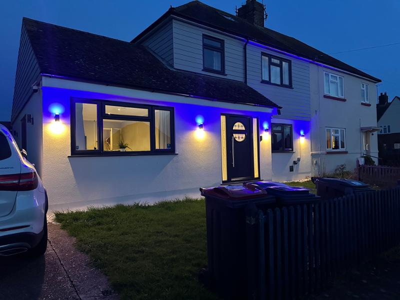 Blue GU10 LED Bulb 5W Non-Dimmable