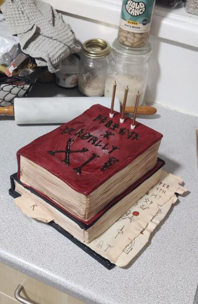 My most successful vegan B'day cake to date, thank you :)