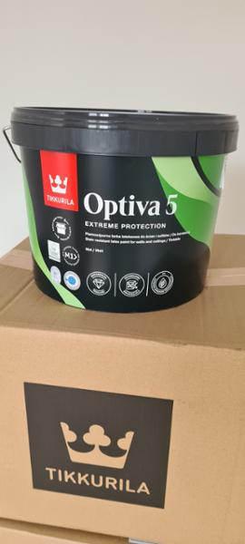 Optiva 5 Durable Matt Emulsion Paint - Tikkurila | 0.5 LTR