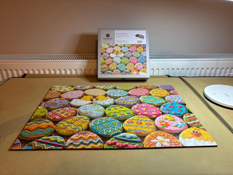 Happy Easter in a Puzzle