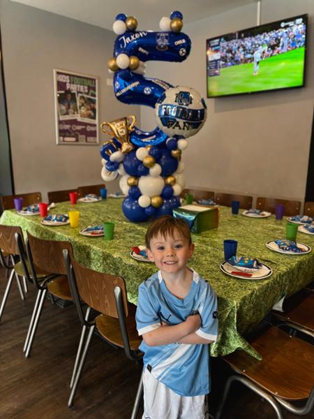 The perfect party for anybody football mad